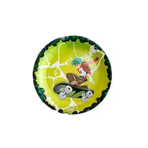Prato Redondo Descartável Ben Radical 17 Cm Com 8 Un