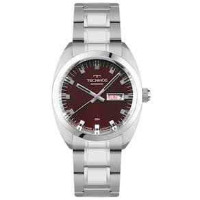 Relógio Technos Masculino Ref: 8205ov/1r Automático Clássico Prateado