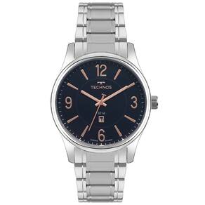 Relógio Technos Masculino Ref: 2115tzx/1a Classic Prateado