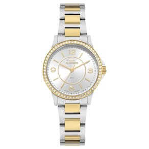 Relógio Technos Feminino Ref: 2035nch/1k Elegance Bicolor