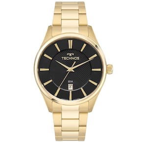 Relógio Technos Masculino Ref: 2115txs/1p Classic Dourado