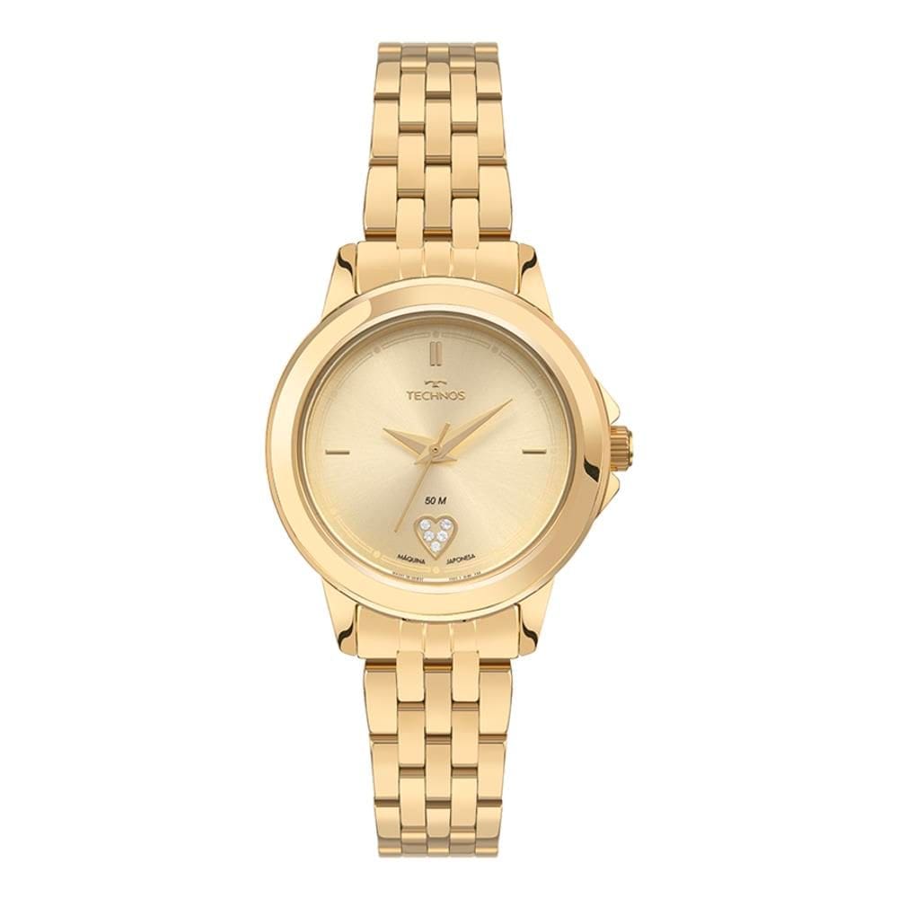 Relógio Technos Feminino Ref: 2035ncx/1x Fashion Dourado