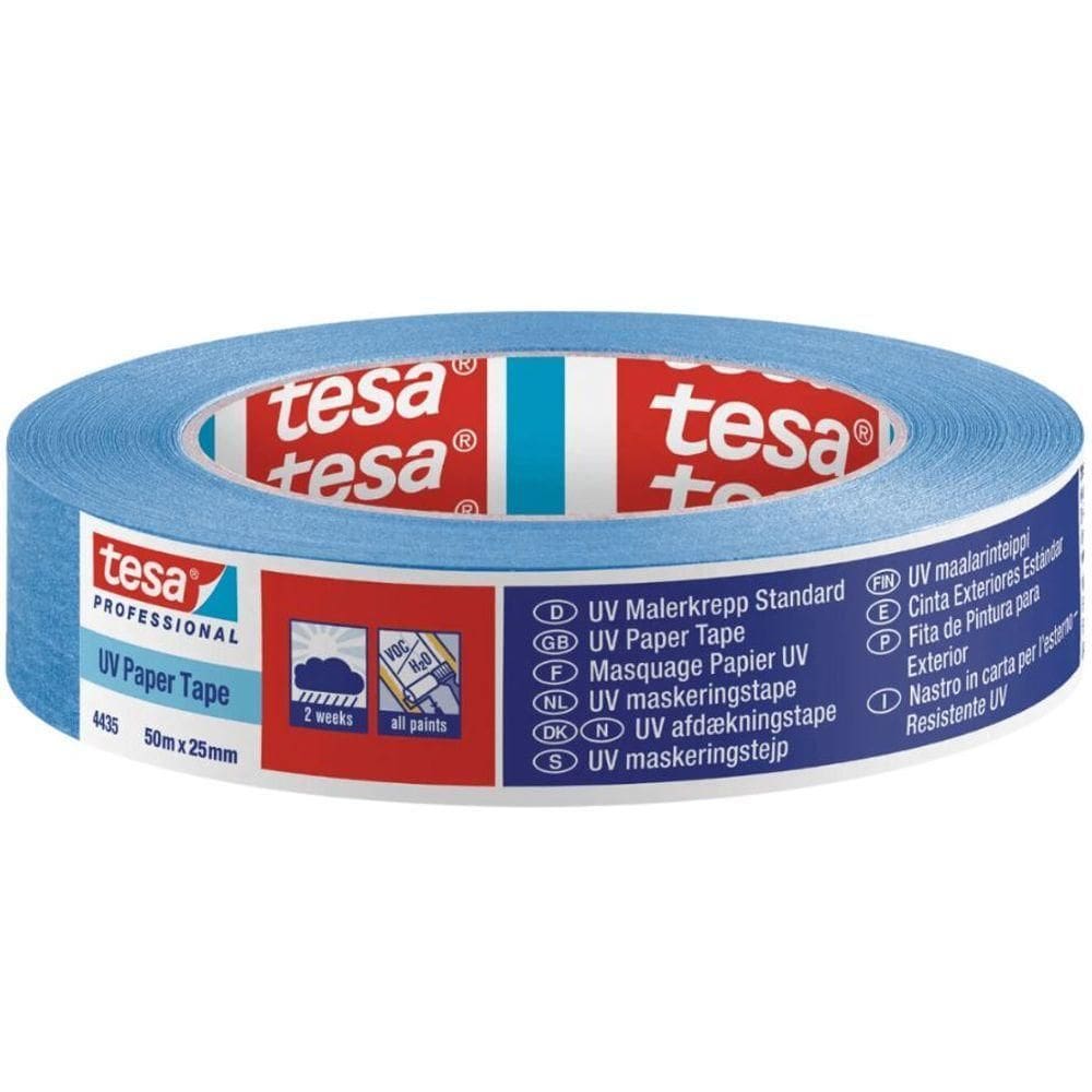 Fita Crepe Tesa 4435 - 40 M X 24 Mm - Azul
