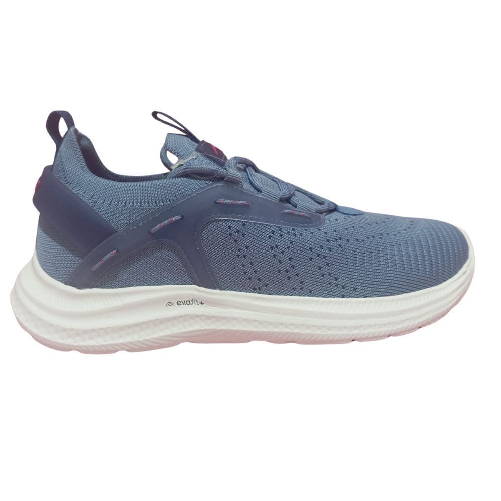 tenis feminino kolosh de malha esportivo evafit