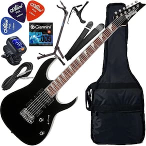 Kit Guitarra Ibanez Gio Grg-170Dx Hsh Black Night Bkn Gx02