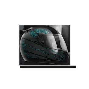 Capacete Honda HFS 2018 Preto/Verde Tamanho 60 Genuíno