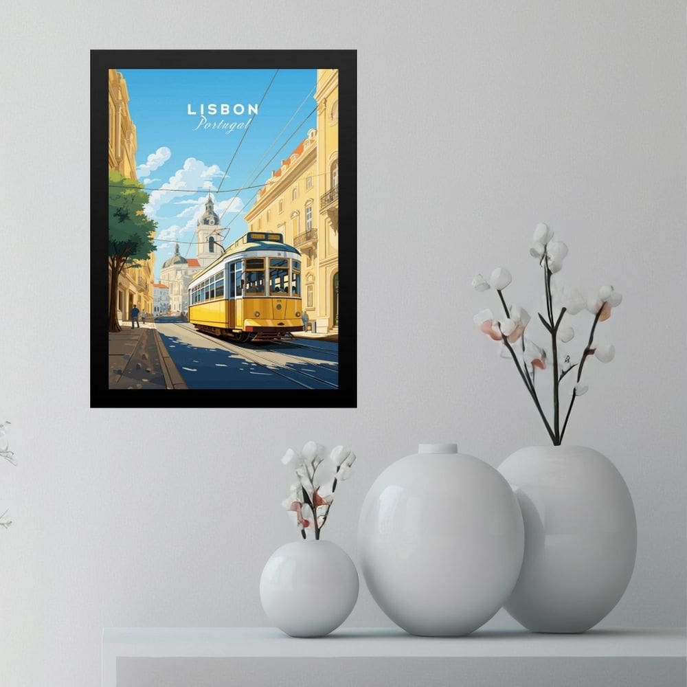 Quadro Decorativo Portugal - Lisboa 24X18Cm