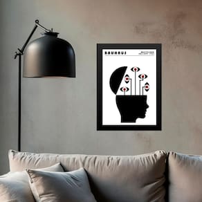 Quadro Decorativo Psicologia Bauhaus 24X18Cm