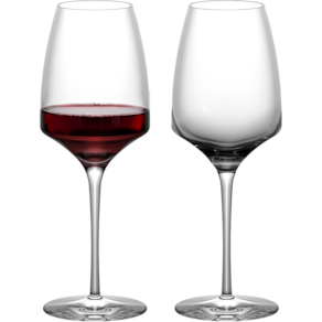 2 Taças de Cristal Para Vinho Água Eleganza Fracalanza 630ml