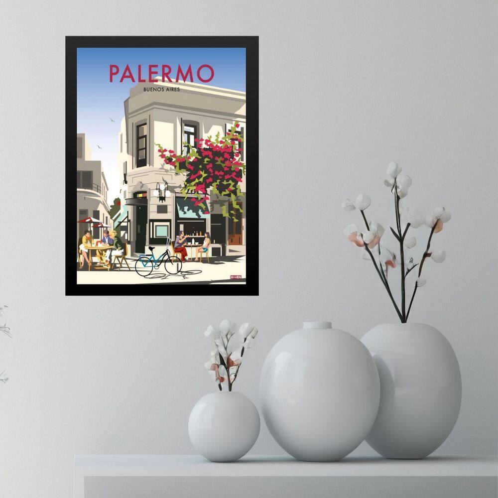 Quadro Decorativo Palermo - Buenos Aires 33X24Cm