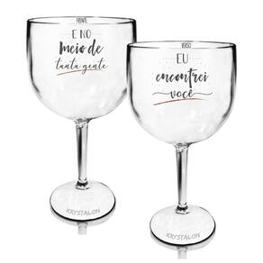 Taça Gin Personalizada KrystalON - Acrílico 550ml