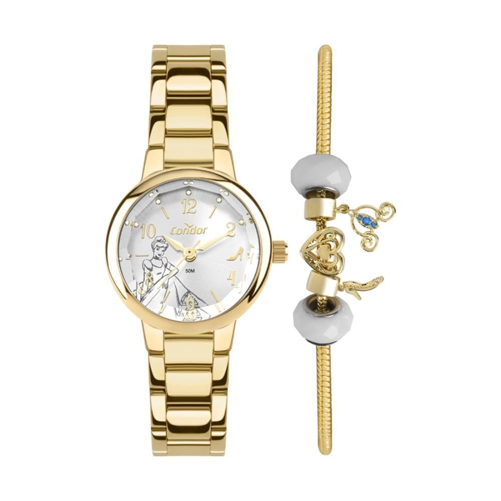 Relógio Condor Feminino Ref: Co2035Nmw/K4K Dourado Cinderela