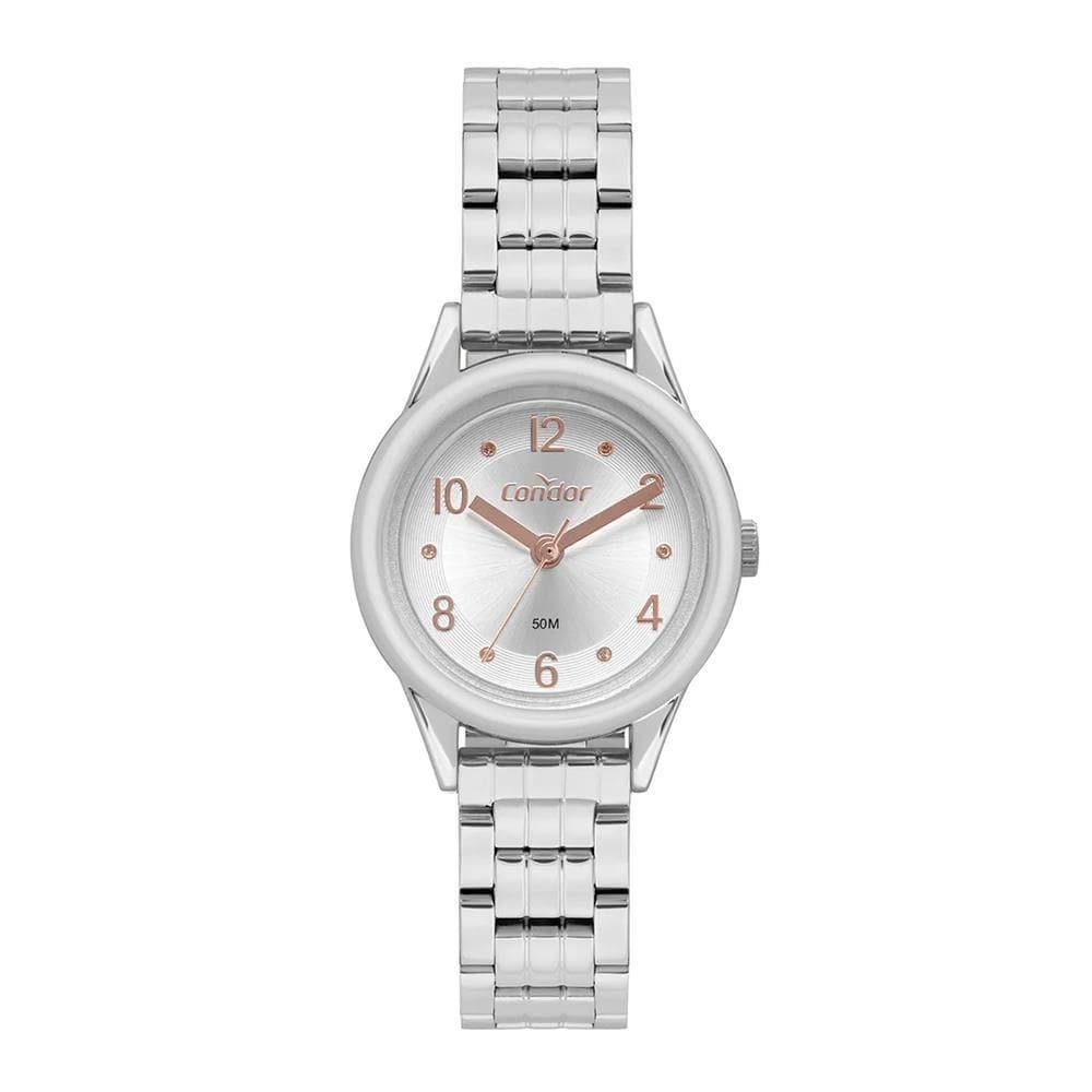 Relógio Condor Feminino Ref: Co2035Nar/4K Casual Prateado