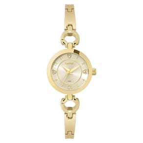 Relógio Condor Feminino Ref: Co2035Nog/5X Dourado Bracelete