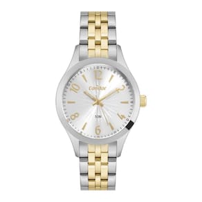 Relógio Condor Feminino Ref: Co2035Nqr/4K Casual Bicolor
