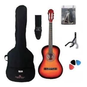 Kit Violão Waldman Nylon Estudante Acústico Sunburst Pp1