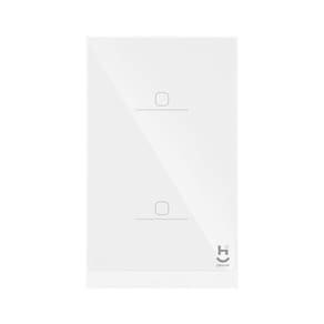 Interruptor Inteligente Wi-f I – 2 Botões Branco Hiwint2c Geonav