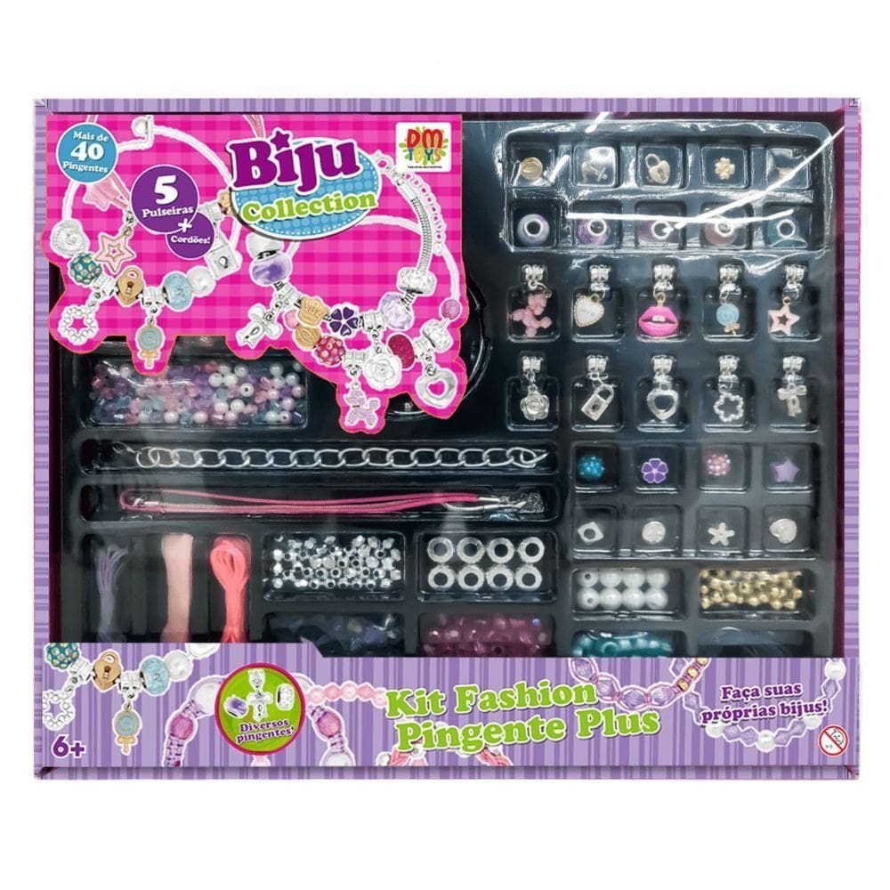 Kit Fashion Plus Biju Collection - Dm Toys