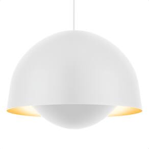 Lustre Pendente Blumenau Ergo Minimalista E27 Bivolt Branco