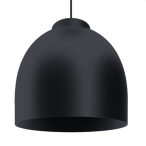 Lustre Pendente Blumenau Blum Minimalista E27 Bivolt Preto