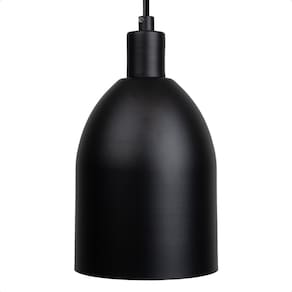 Lustre Pendente Blumenau Mila Minimalista E27 Bivolt Preto