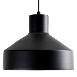 Lustre Pendente Blumenau Liza Minimalista E27 Bivolt Preto com Dourado