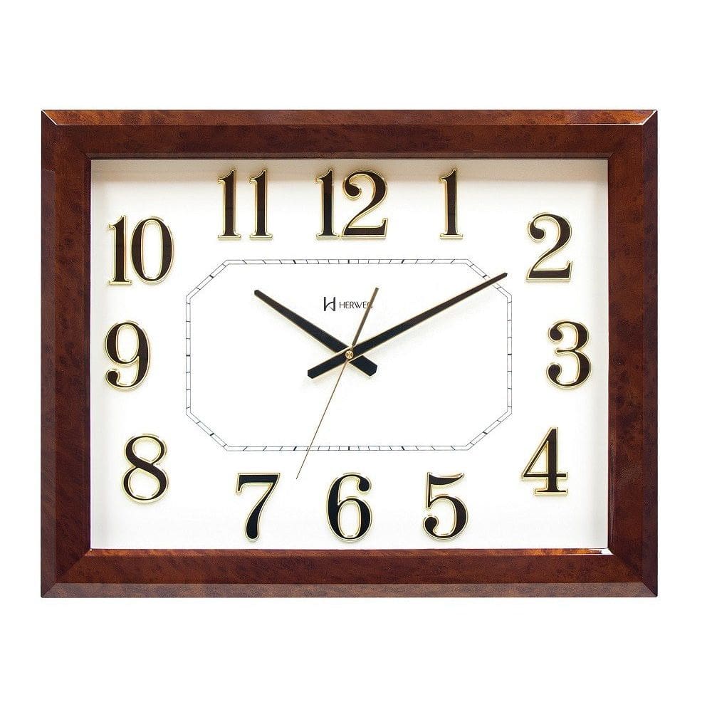 Relógio de Parede Quadrado Herweg 4602