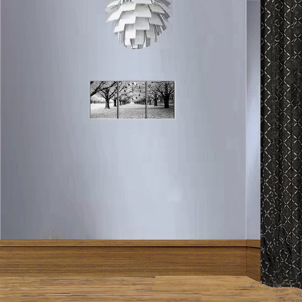 Rodapé de MDF Frisado de 10cm x 2,40m Rende 2,4 Metros Moldufama 1002 Cedro