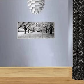 Rodapé de MDF Frisado de 10cm x 2,40m Rende 2,4 Metros Moldufama 1002 Castanho