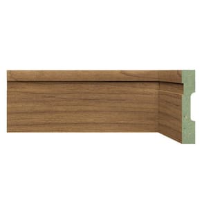 Kit Rodapé de MDF 40 Barras Frisadas de 10cm x 2,40m Rende 96 Metros Moldufama Imbuia