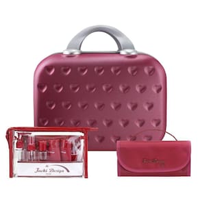 Kit Frasqueira Love, Kit De Frasco 10pç, Necessaire Rocambole Vinho