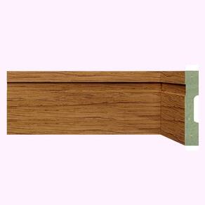 Rodapé de MDF Frisado de 10cm x 2,40m Rende 2,4 Metros Moldufama 1002 Nogueira Málaga