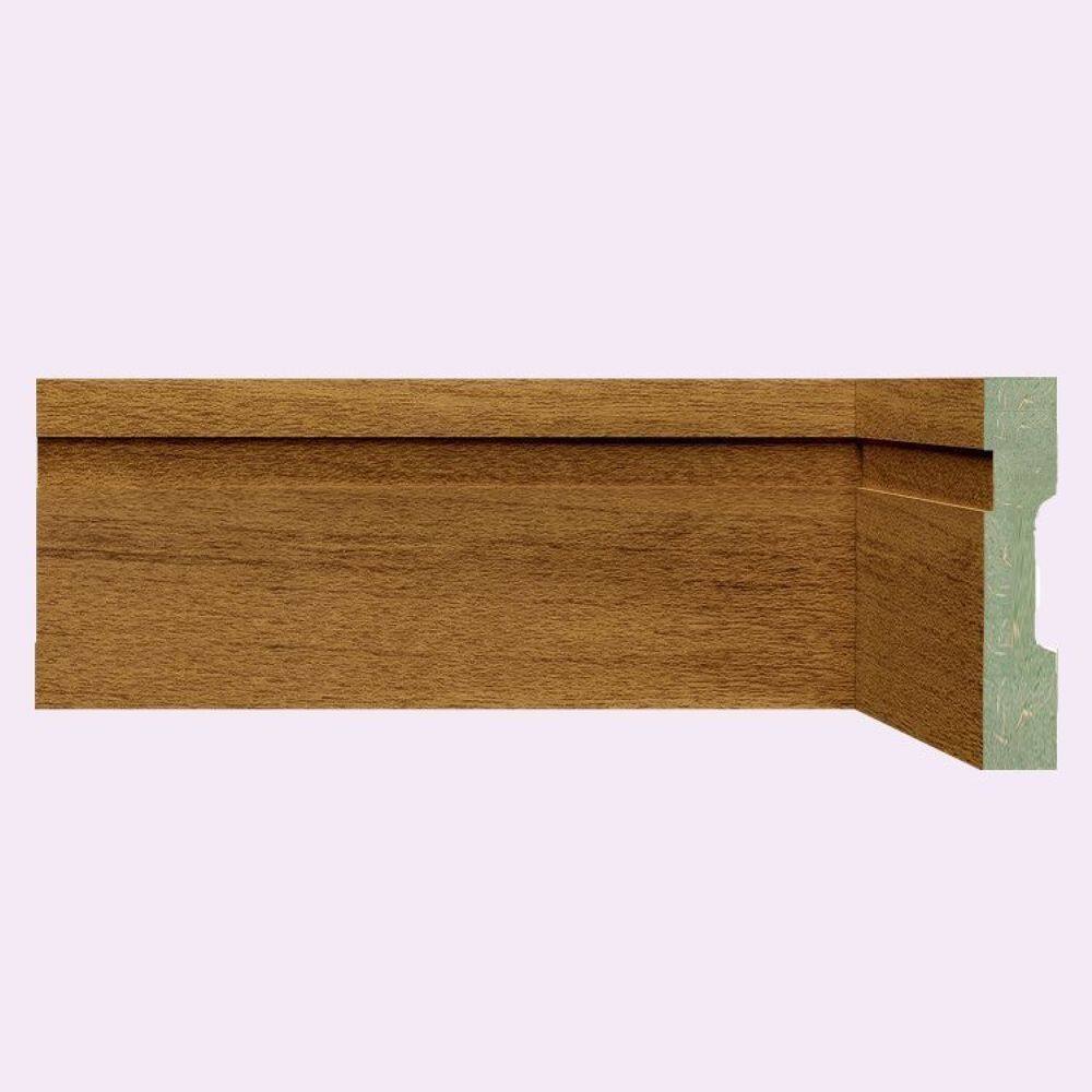 Kit Rodapé de MDF 40 Barras Frisadas de 10cm x 2,40m Rende 96 Metros Moldufama Turim