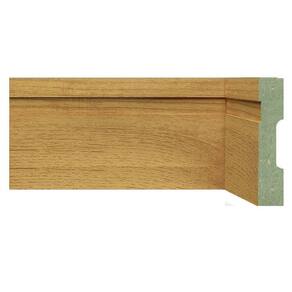Kit Rodapé de MDF 5 Barras Frisadas de 10cm x 2,40m Rende 12 Metros Moldufama Carvalho Prime