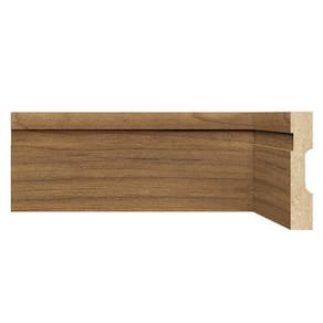 Kit Rodapé de MDF 40 Barras Frisadas de 10cm x 2,40m Rende 96 Metros Moldufama Imbuia