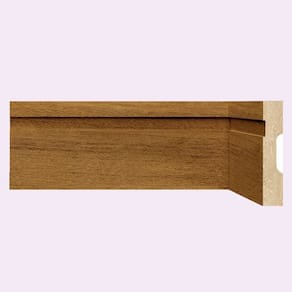 Kit Rodapé de MDF 40 Barras Frisadas de 10cm x 2,40m Rende 96 Metros Moldufama Turim