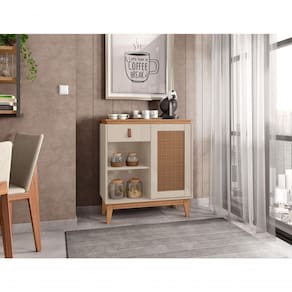 Aparador Café Rubi Off White/noce