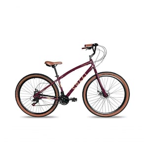 Bicicleta Aro 29 Colli Vancouver Confort 21 Marchas Freio A Disco Roxo
