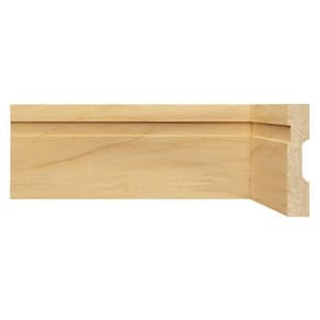 Kit Rodapé de MDF 3 Barras Frisadas de 10cm x 2,40m Rende 7,2 Metros Moldufama Castanho