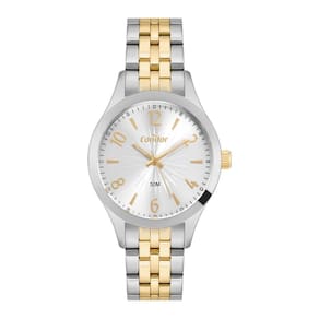Relógio Condor Feminino Ref: Co2035nqr/4k Casual Bicolor