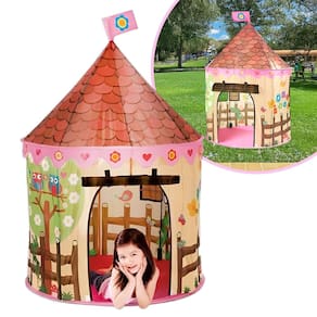 Barraca Infantil Cabana Tenda Toca Casinha Castelo Portátil