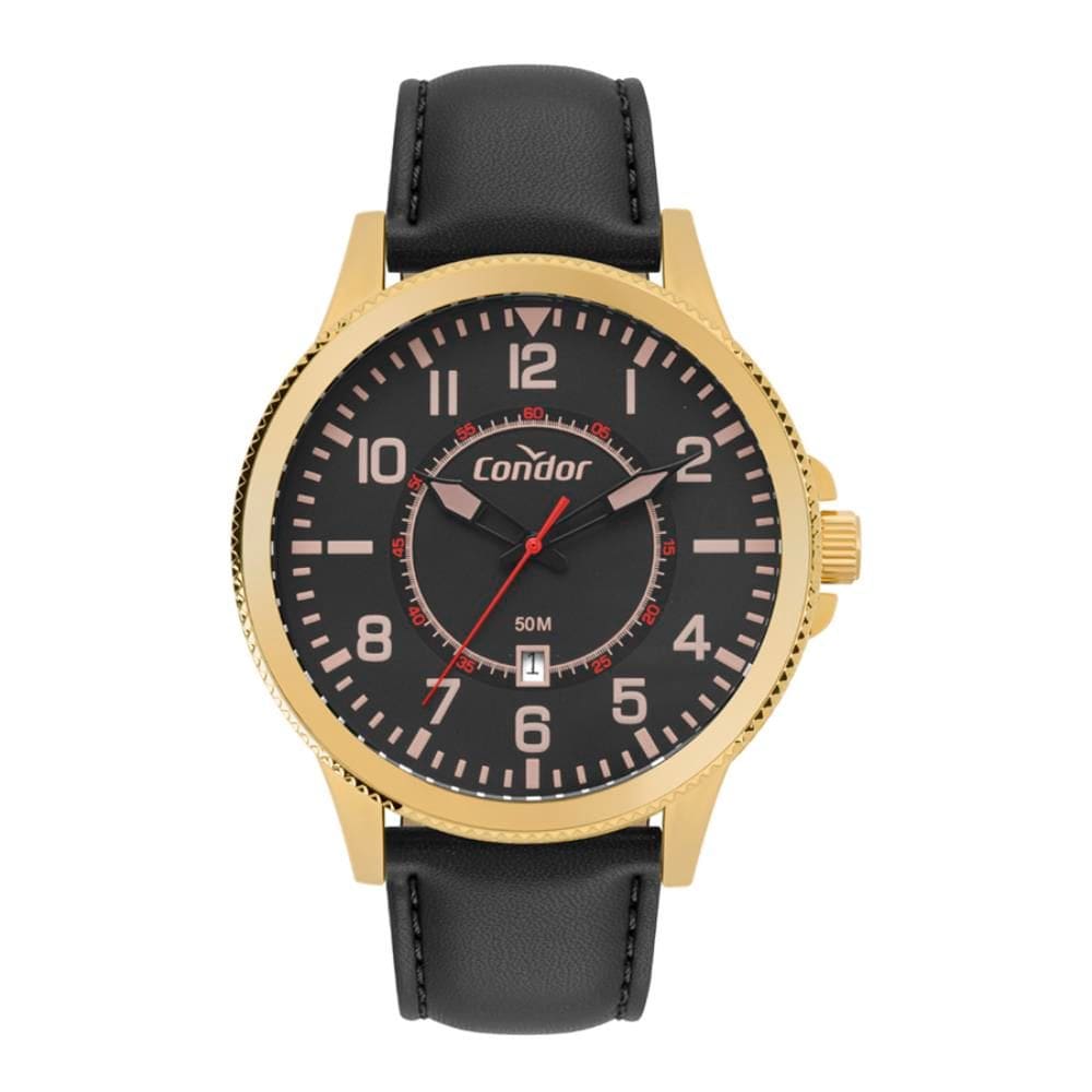 Relógio Condor Masculino Ref: Co2115nbm/3p Casual Dourado
