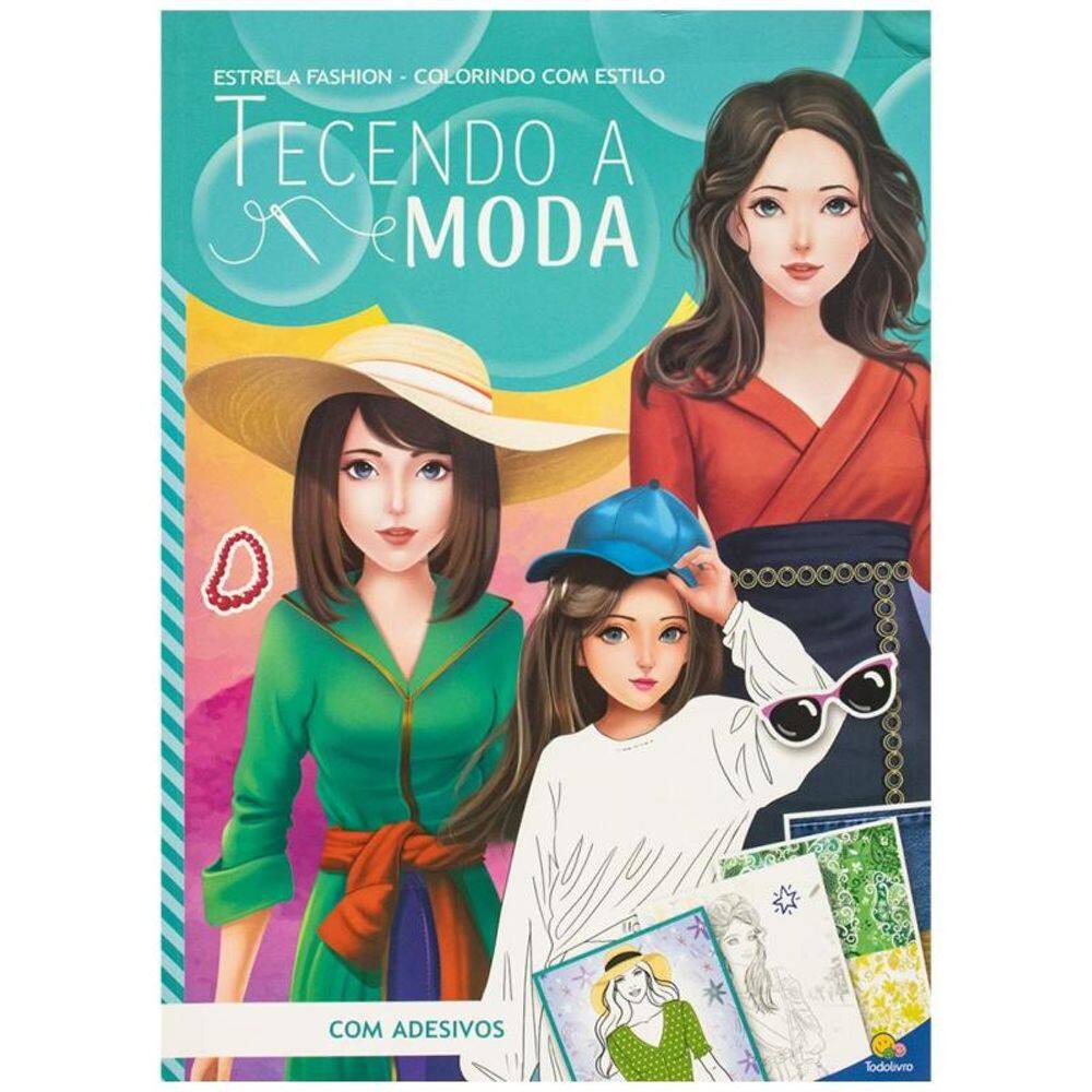Top Fashion - Colorindo com Estilo: Tecendo a Moda