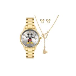 Relógio Condor Feminino Ref: Co2025aa/k4k Dourado Mickey + Semijoia