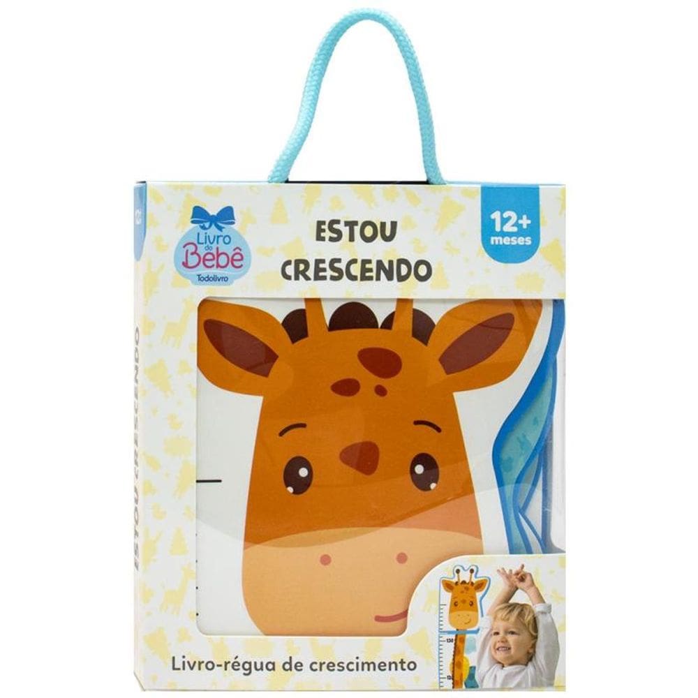 Livro-Leporello Estou Crescendo - Azul