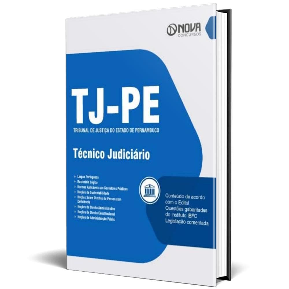 Apostila Tj Pe 2025 Técnico Judiciário