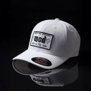 Boné MCD Aba Curva Flexfit WT25 Branco