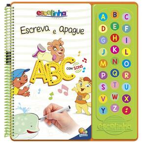 Escute e Aprenda! Escreva Apague ABC com Sons (Escolinha Todolivro)