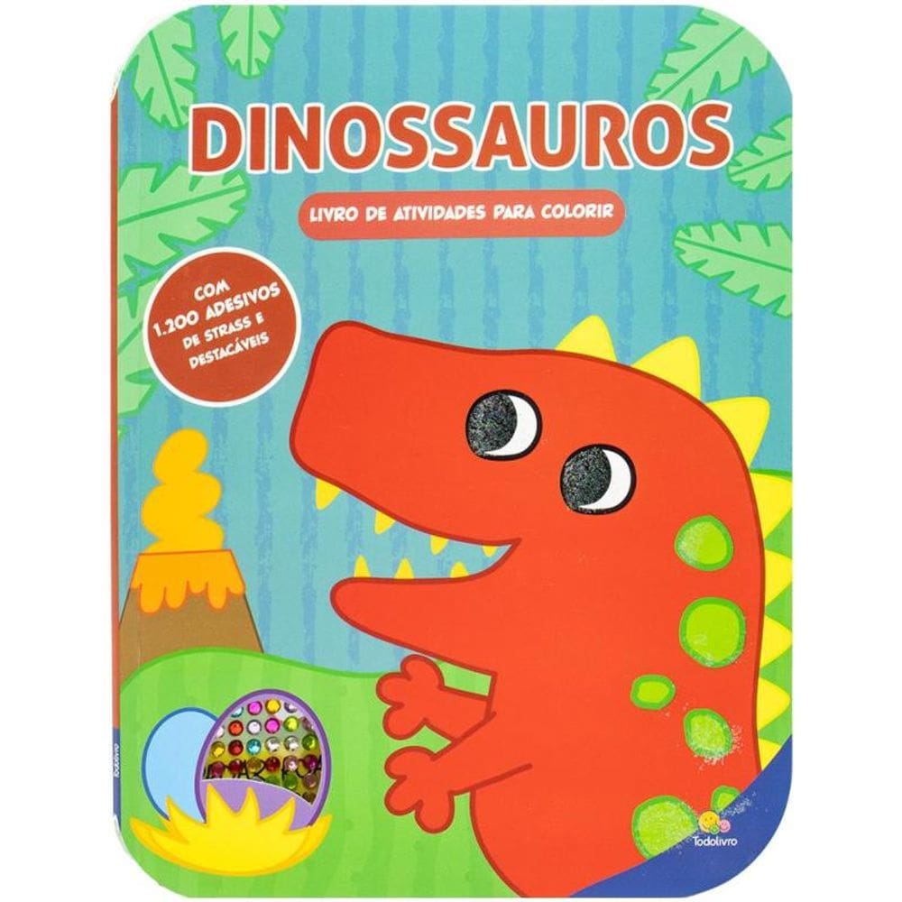 Adesivos Brilhantásticos II! Dinossauros
