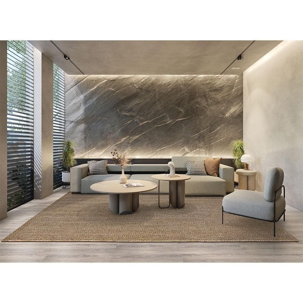 Tapete Eco Terra Madeira 195x300cm Tapetes São Carlos